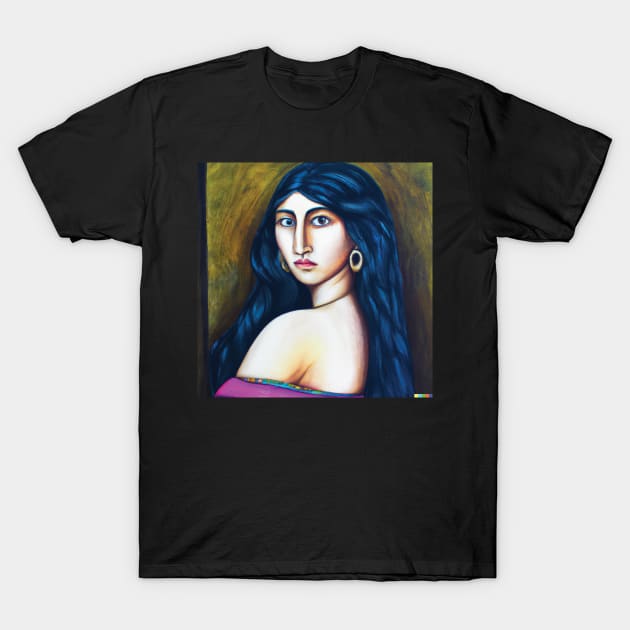 Dall-E Woman T-Shirt by Harvilar